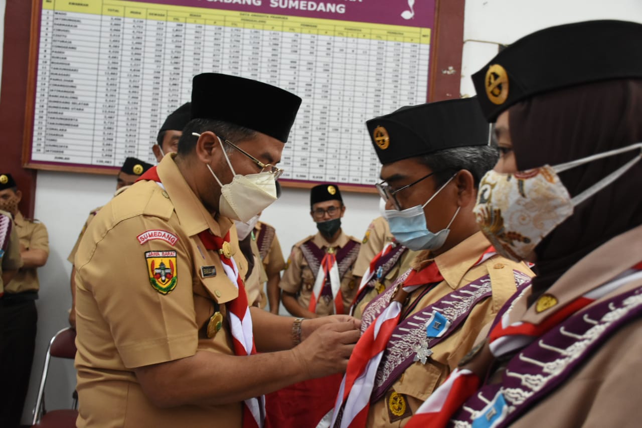 Pramuka Sumedang Peringati Hari Lahir Baden Powel Kabupaten Sumedang